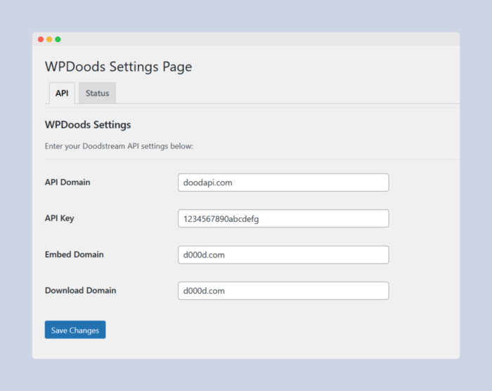 Seamsless WordPress Integration with Doodstream