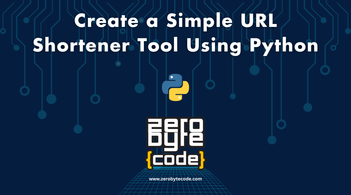 Create a Simple URL Shortener Tool Using Python