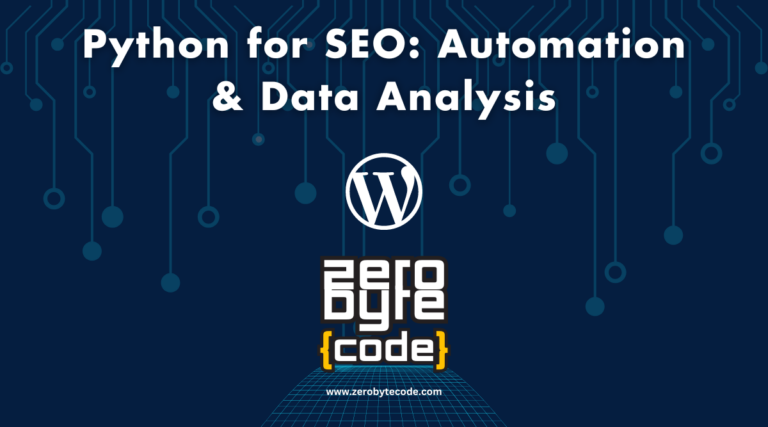 Introduction to Python for SEO Automation and Data Analysis