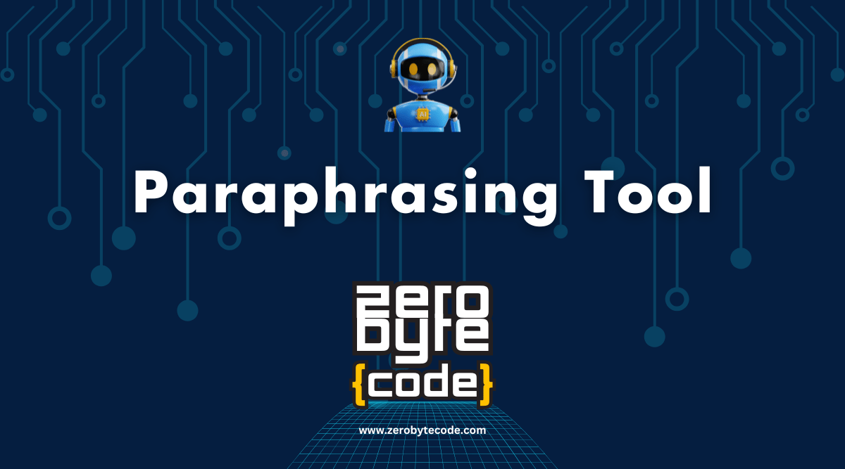 Free AI Paraphrasing Tool
