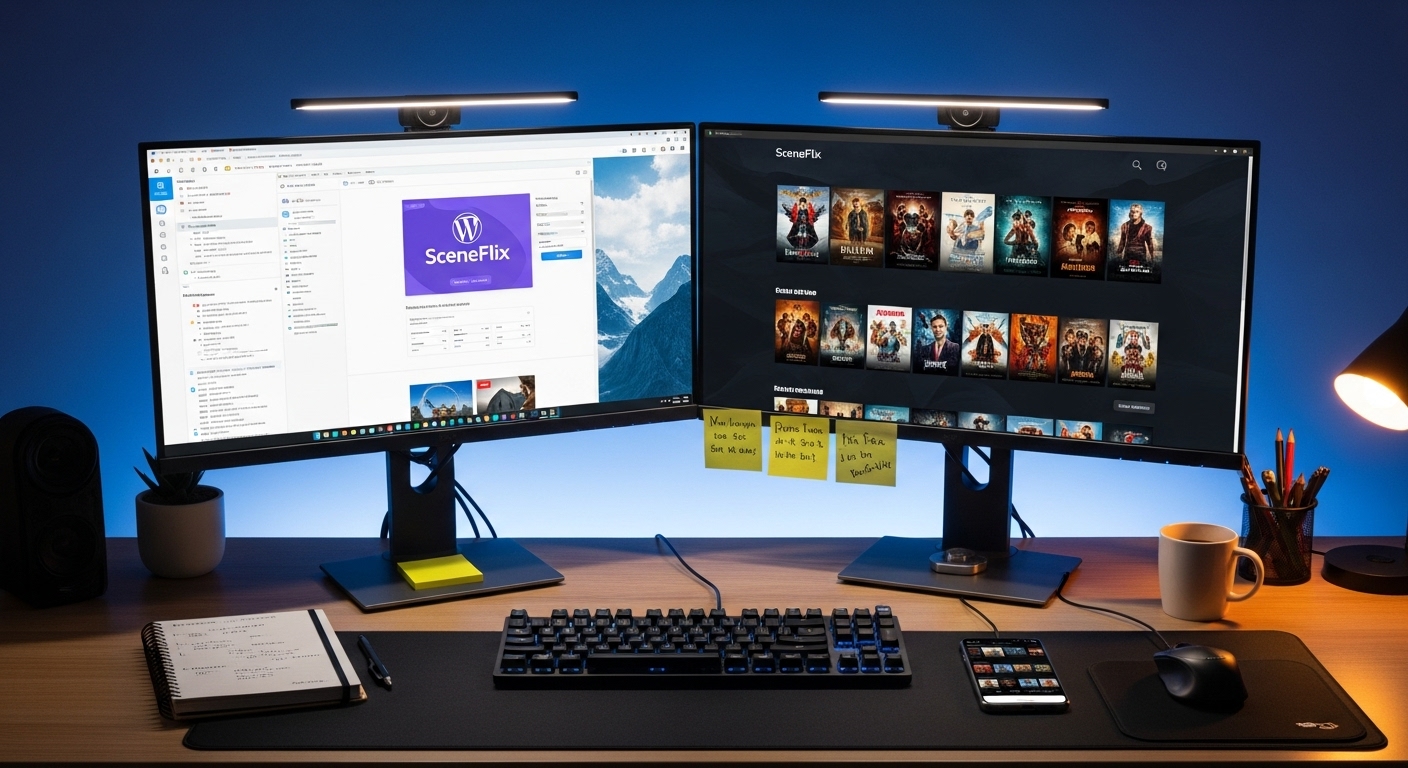 How to Create a Movie Streaming Website With WordPress and TMDB API Using SceneFlix