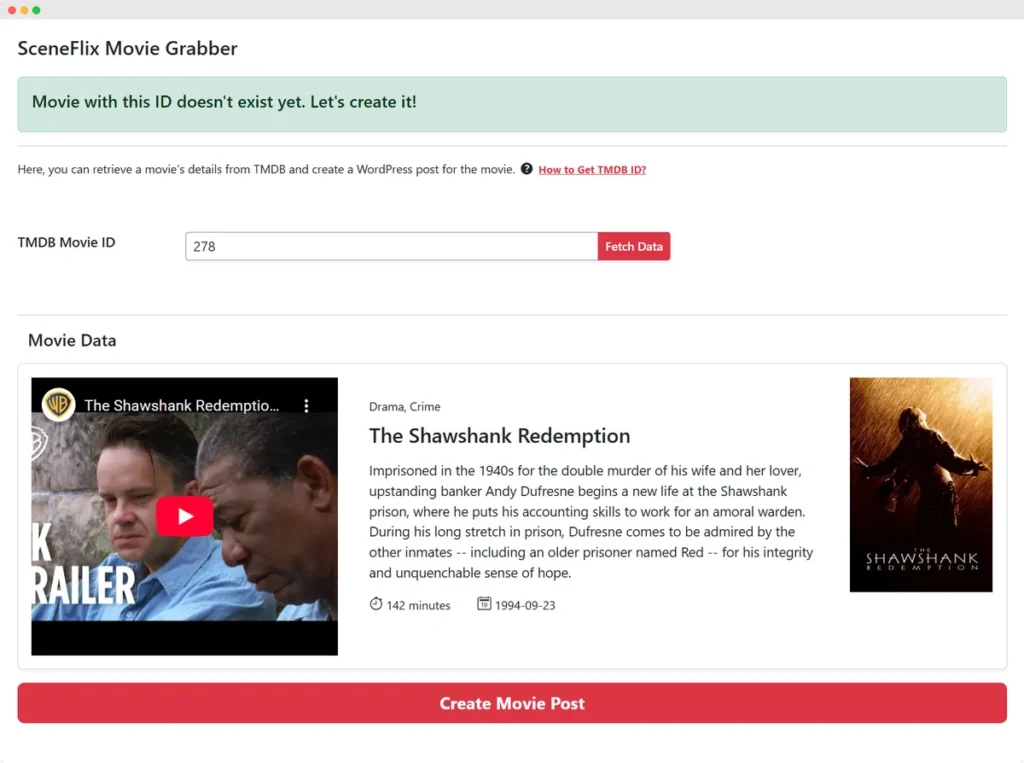 SceneFlix Movie Grabber